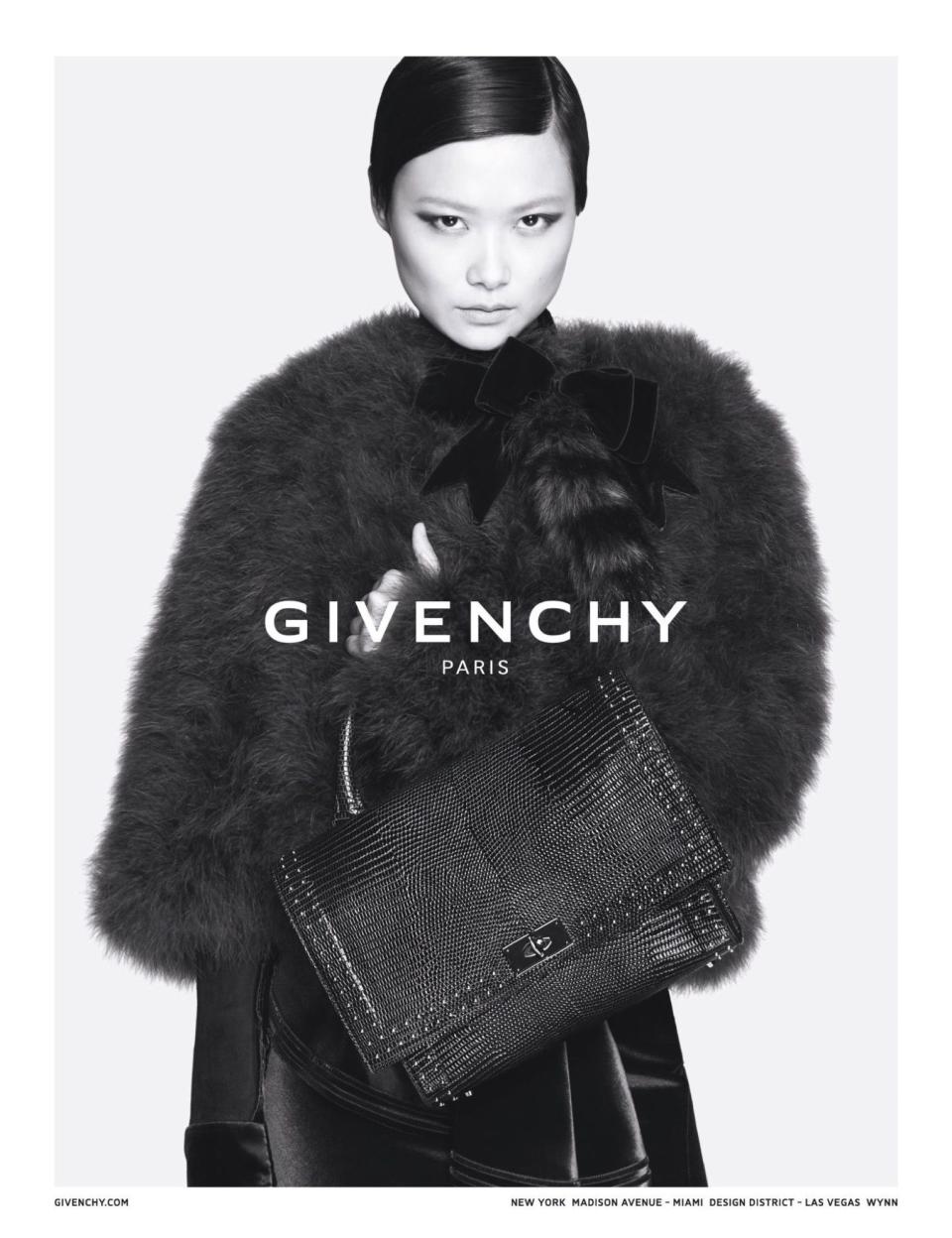 Chris Lee featured in the Givenchy fall 2015 ad campaign.