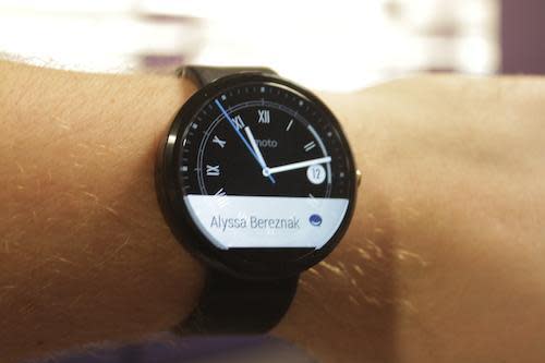 Moto 360 smartwatch