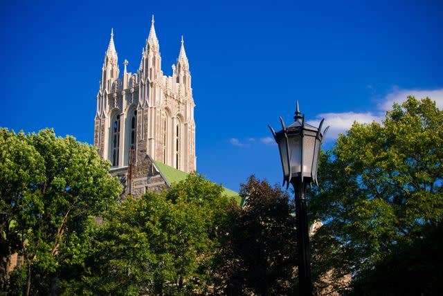 <p>Getty</p> Boston College