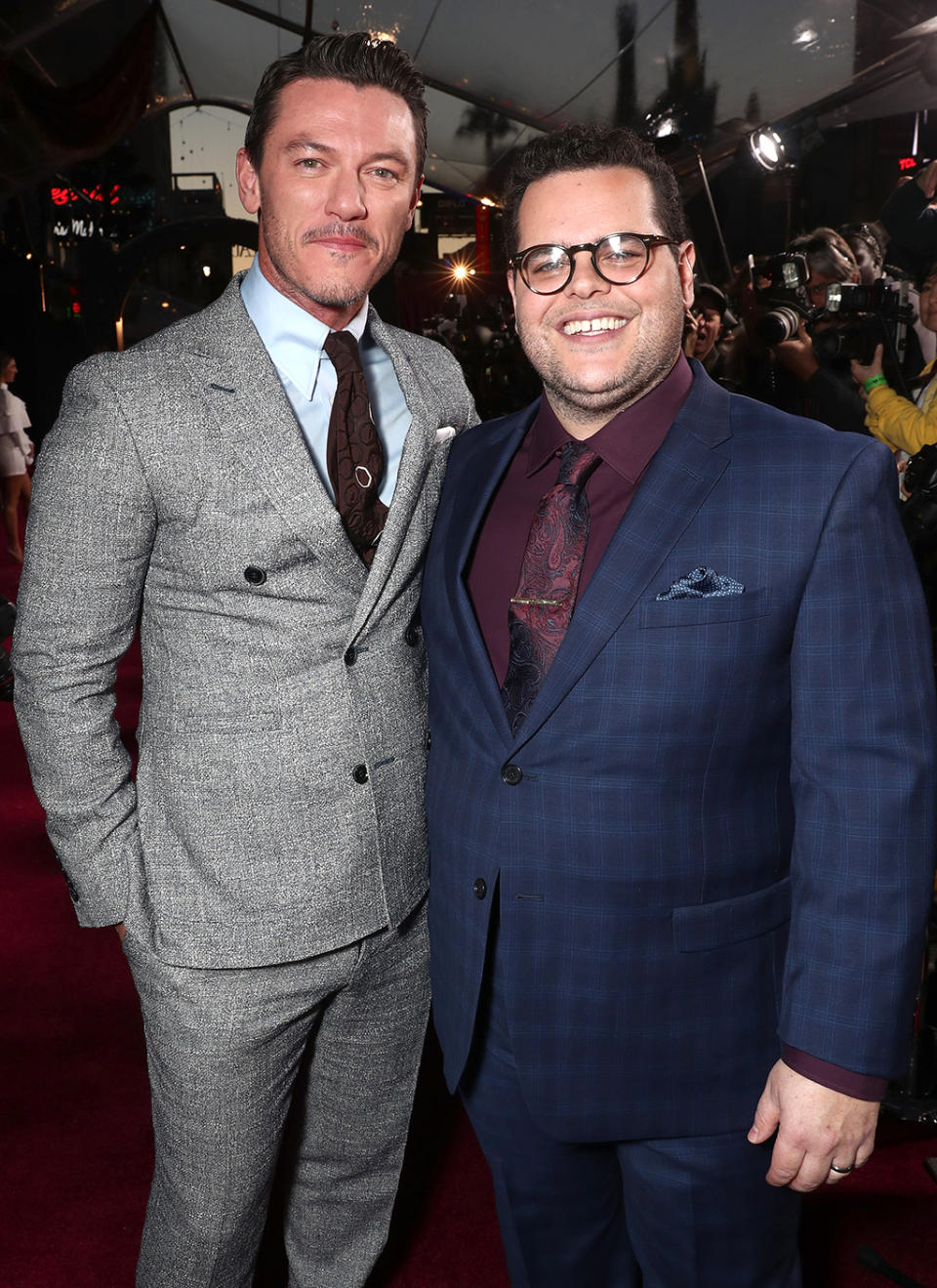 Luke Evans and Josh Gad