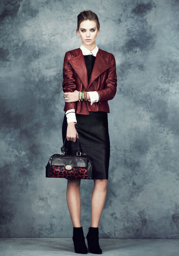 M&S AW13 womenswear clothing collection: Oxblood features heavily in the range.