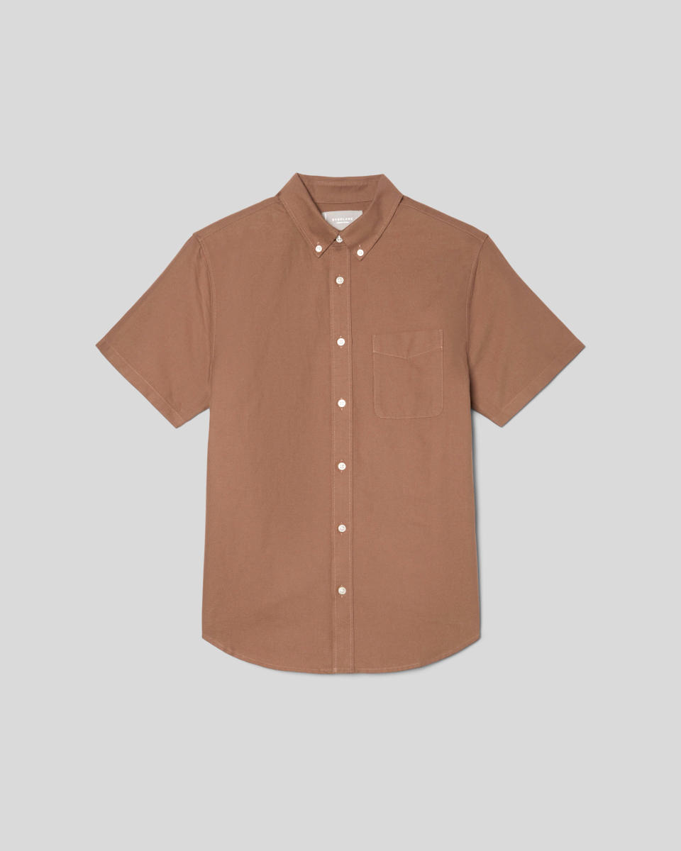 <p><a href="https://go.redirectingat.com?id=74968X1596630&url=https%3A%2F%2Fwww.everlane.com%2Fproducts%2Fmens-organic-short-sleeve-oxford-shirt-cocoa-brown&sref=https%3A%2F%2Fwww.menshealth.com%2Fstyle%2Fg19520398%2Fbest-short-sleeve-shirts-summer%2F" rel="nofollow noopener" target="_blank" data-ylk="slk:Shop Now;elm:context_link;itc:0;sec:content-canvas" class="link ">Shop Now</a></p><p>The Organic Short Sleeve Oxford Shirt</p><p>$78.00</p><p>everlane.com</p>