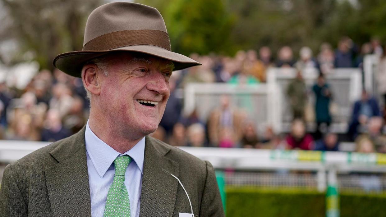 Willie Mullins smiling at Sandown