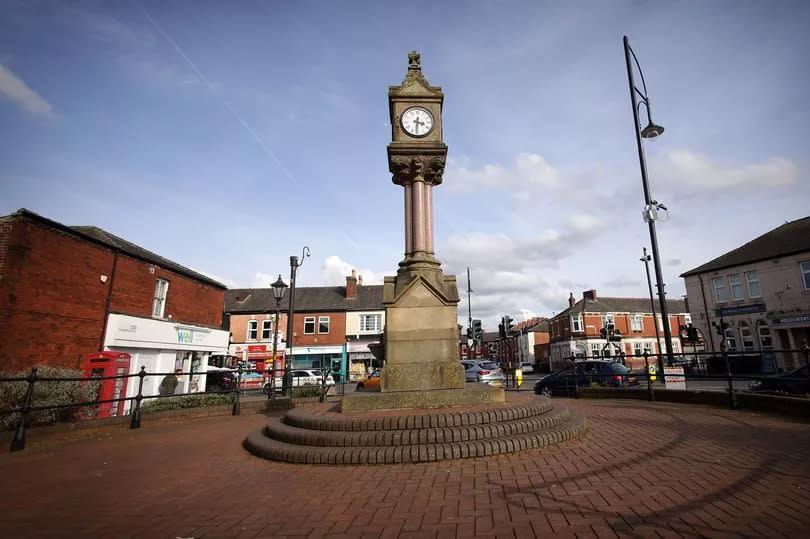 Houldsworth Square in central Reddish