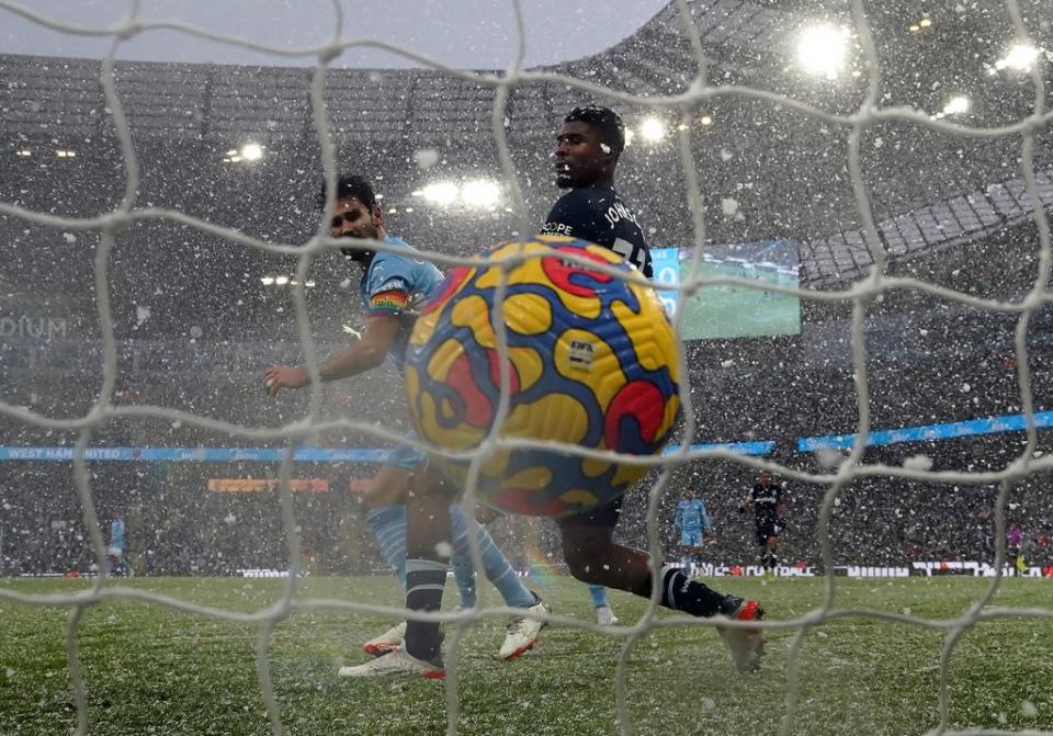 Ilkay Gundogan scores the opener (PA)