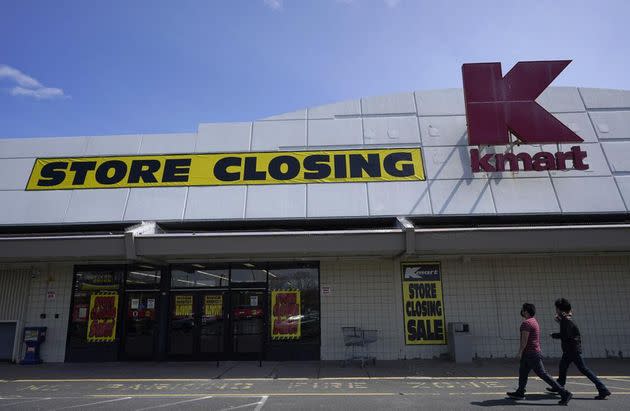 People walk into a Kmart in Avenel, N.J., Monday, April 4, 2022. When the New Jersey store closes its doors on April 16, it will leave only three remaining U.S. locations for the former retail powerhouse. (Photo: (AP Photo/Seth Wenig))