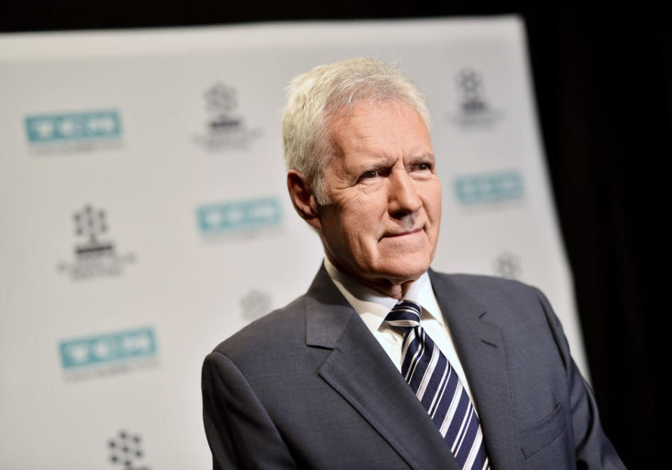 Alex Trebek attends the 2017 TCM Classic Film Festival on April 7, 2017, in L.A. (Photo: Emma McIntyre/Getty Images for TCM) 