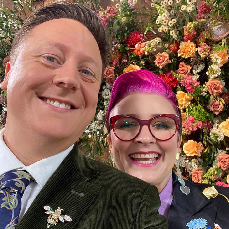 Cal also co-hosted The Great Australian Bake Off with Darren Purchese, who shared a post about the last time he saw Cal, who appeared 'very sick'. Phot: Instagram/darrenpurchese