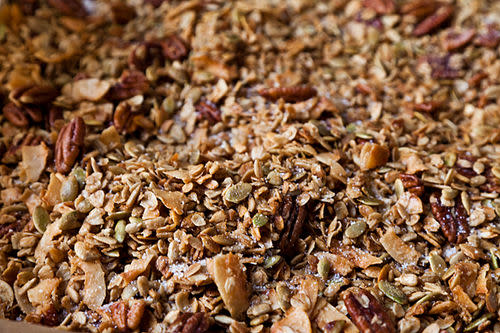 Nekisia Davis Olive Oil and Maple Granola