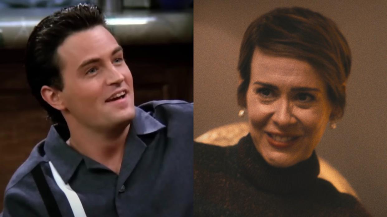  Matthew Perry and Sarah Paulson. 