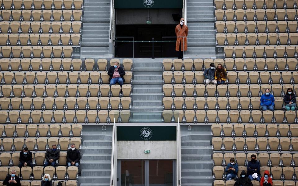 Fans at the French Open - AFP