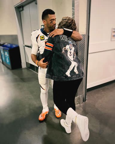 <p>ciara/instagram</p> Russell Wilson and Ciara share a sweet embrace