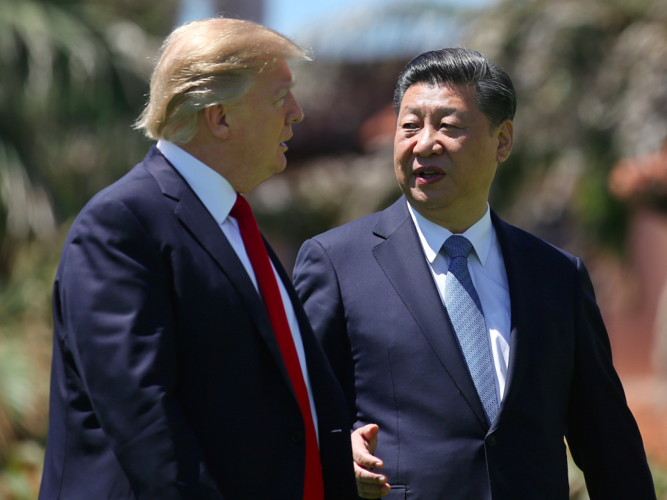 Donald Trump Xi Jinping