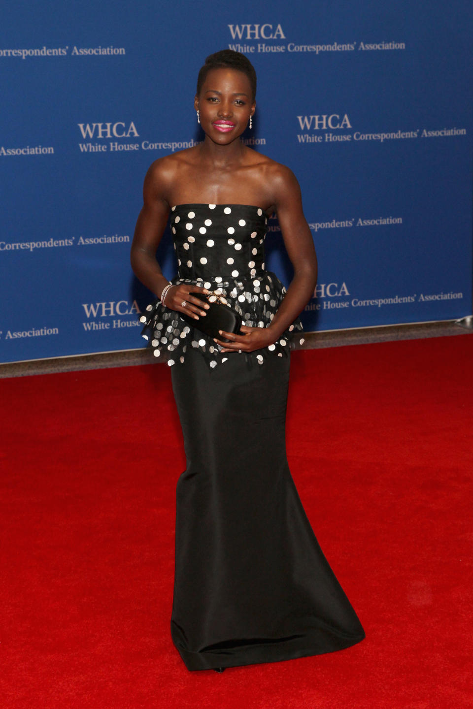 <p>Lupita Nyong'o attends the 100th Annual White House Correspondents’ Association Dinner at the Washington Hilton on May 3, 2014 in Washington, DC.</p>