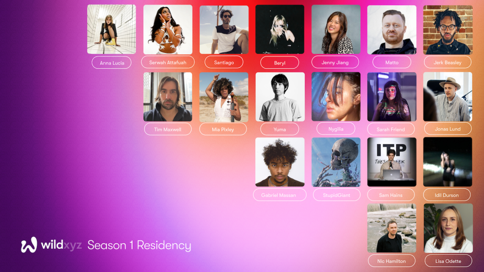 The artists in Wild's next residency cohort. Image: Wild