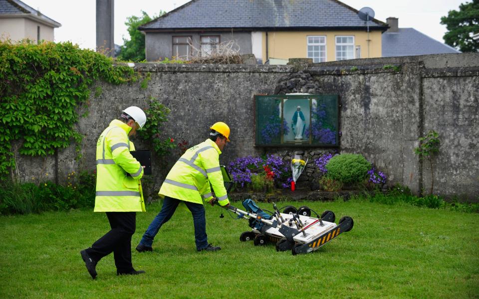 Mass grave of up to 800 children found underground at a former home for unmarried mothers and their babies in Ireland