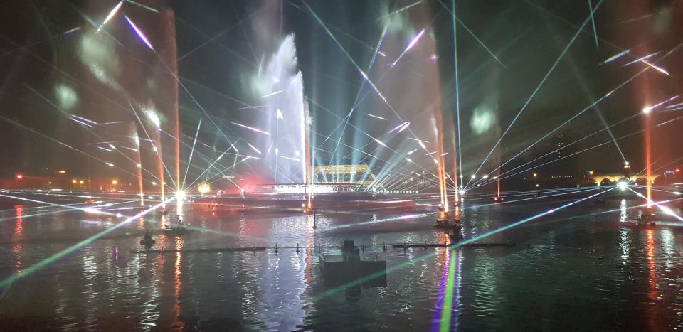 IMAGINE laser show in Dubai 