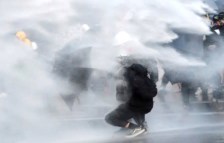 FILE PHOTO: Anti-government demonstration in Hong Kong