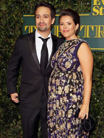 <p>David M. Benett/Dave Benett/Getty</p> Lin-Manuel Miranda and Vanessa Nadal attend the London Evening Standard Theatre Awards at Theatre Royal on December 3, 2017 in London, England.