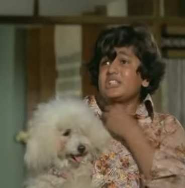 4. Unnamed poodle in Chacha Bhatija (1977)