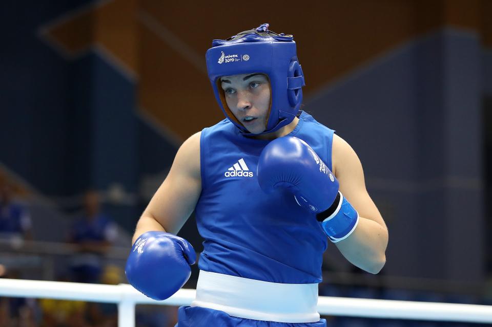 Middleweight Lauren Price won gold at the 2019 European Games in Minsk (Martin Rickett/PA) (PA Archive)