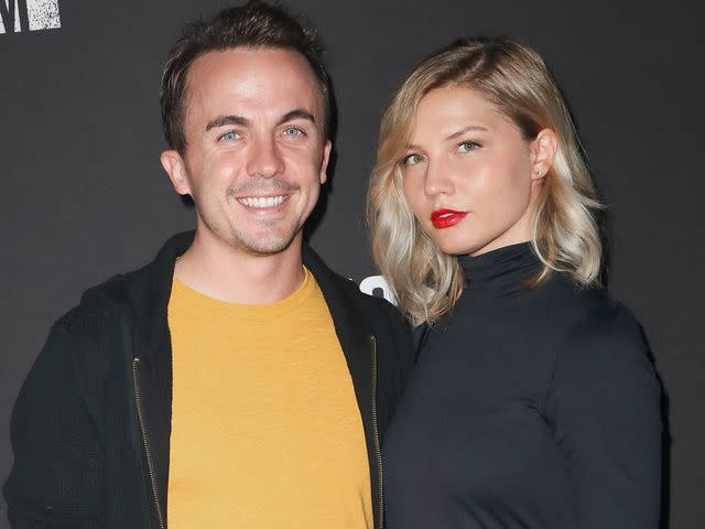 <p>David Livingston/Getty</p> Frankie Muniz and Paige Muniz attend an event in September 2017 in Buena Park, California