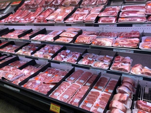 The grocery store is known for its wide variety of meat.