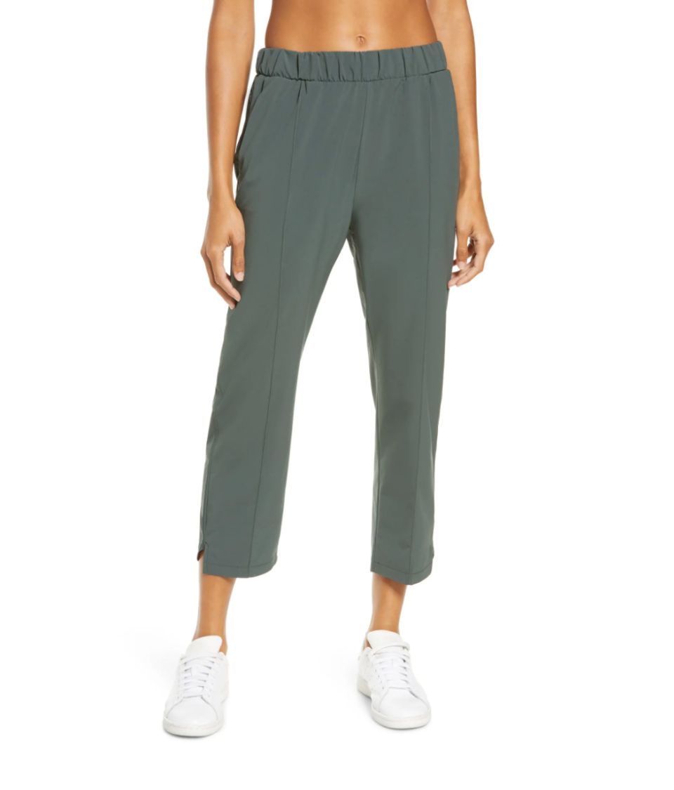 Zella Taylor Crop Pants in Green Urban (Photo via Nordstrom)