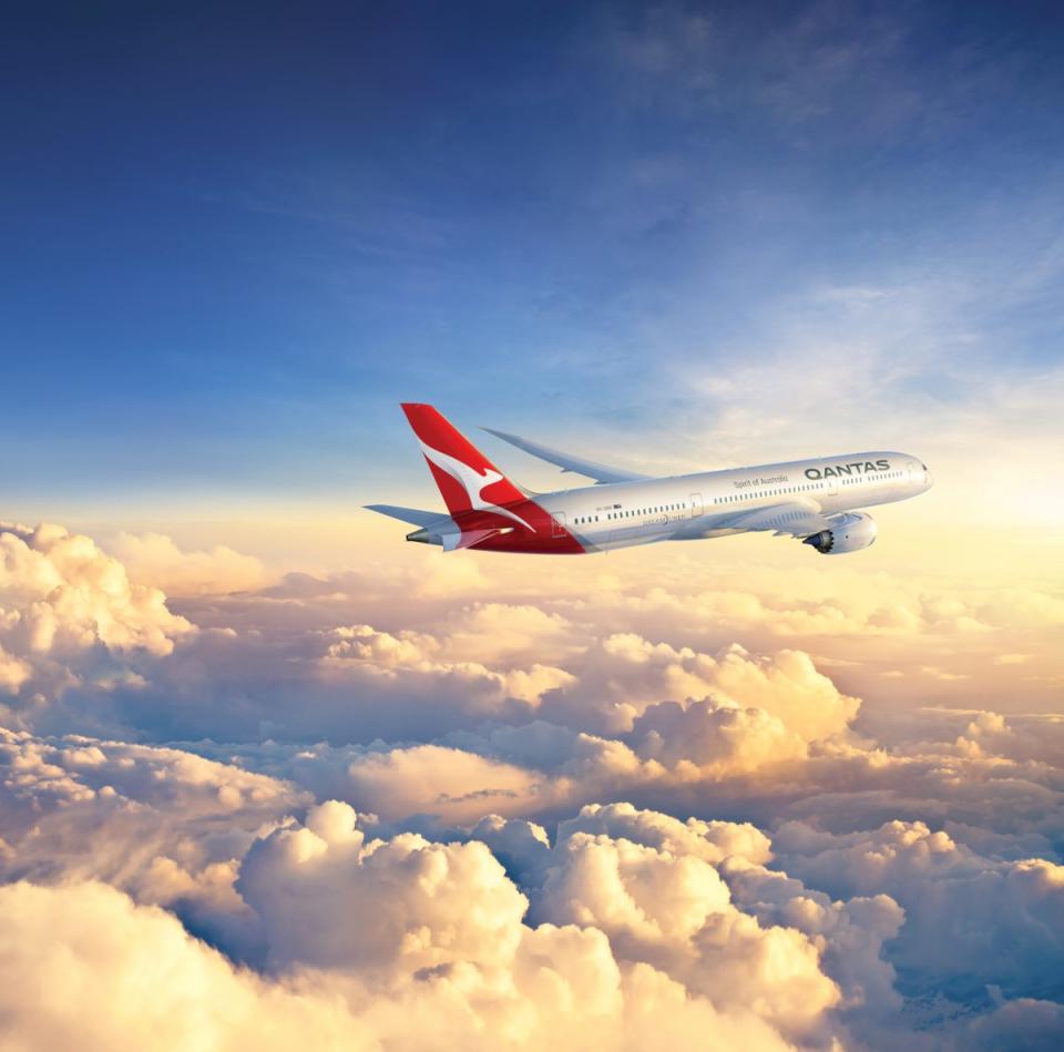 The epic journey takes 17 hours (Qantas)