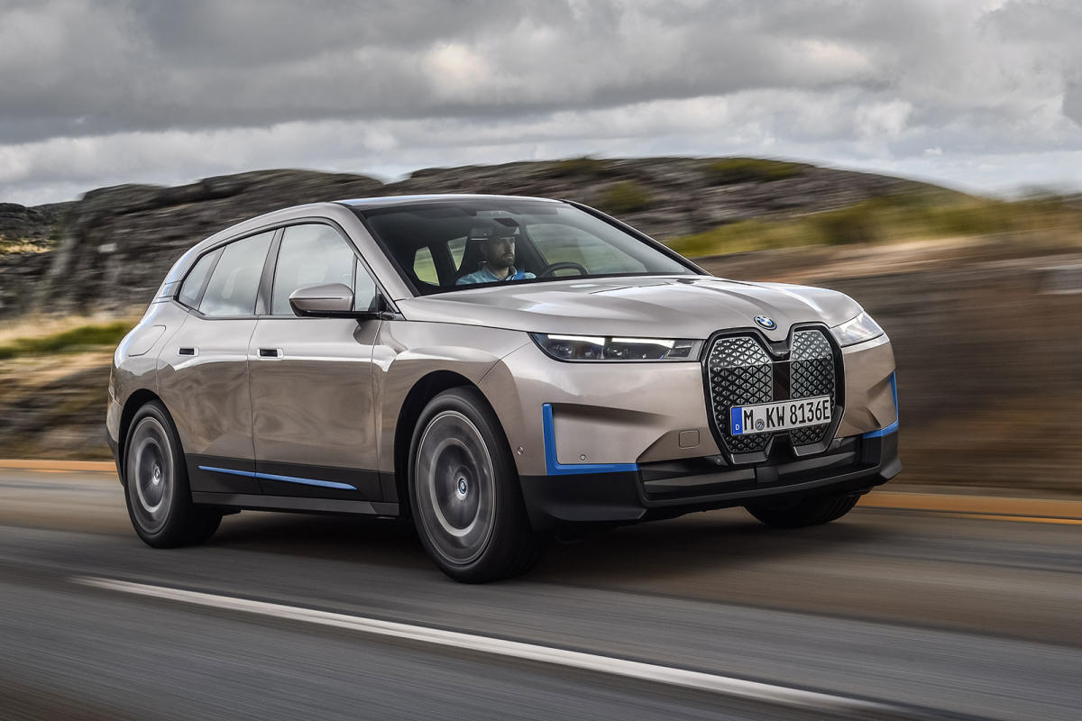 BMW's iX is a flagship electric SUV with 300 miles of range