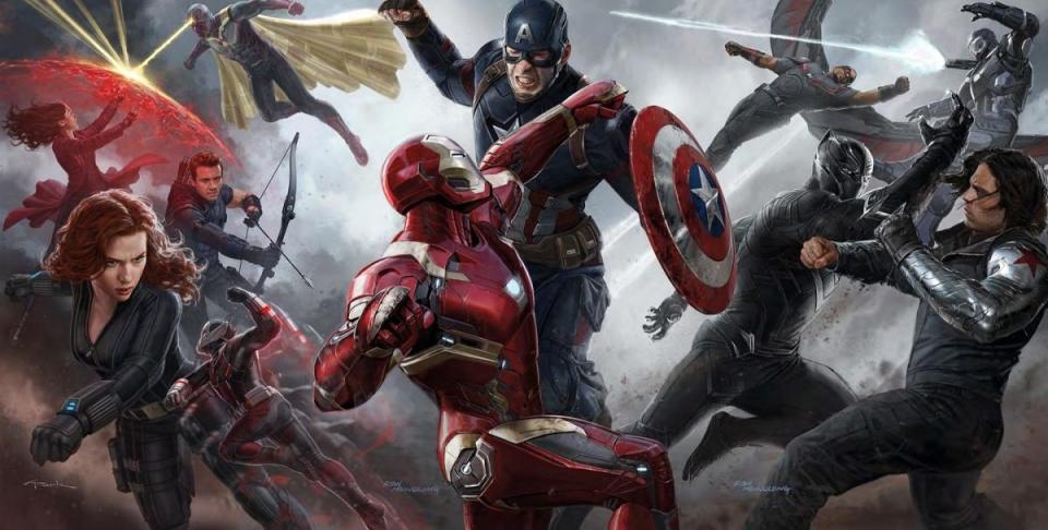 The two factions face off in Captain America: Civil War.