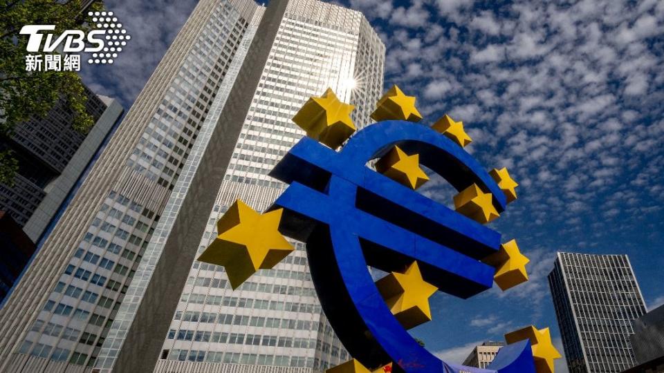 將通膨率目標定為2%的歐洲央行預計將繼續升息，直到物價增長明顯放緩。（圖／達志影像美聯社）