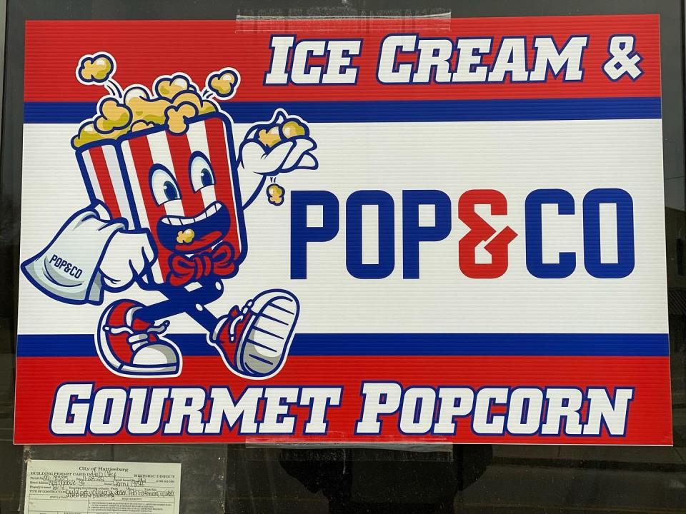 Pop & Co. is one of three stores set to open on Mobile Street. Harry Goff and his business partners are renovating a once-dilapidated building in downtown Hattiesburg, Wednesday, Feb. 15, 2023, where the gourmet popcorn and ice cream shop will be located.