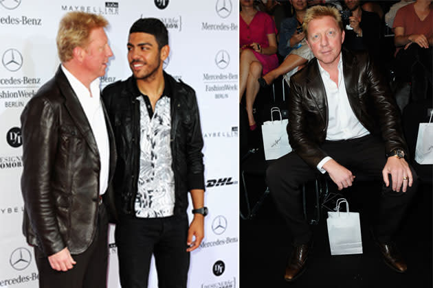 Lange haben wir auf ihn gewartet und am letzten Tag tauchte er endlich auf: Boris Becker. Sein Outfit war weniger spektakulär, sein Auftritt mit Sohn Noah umso mehr. (Bild: Getty Images)