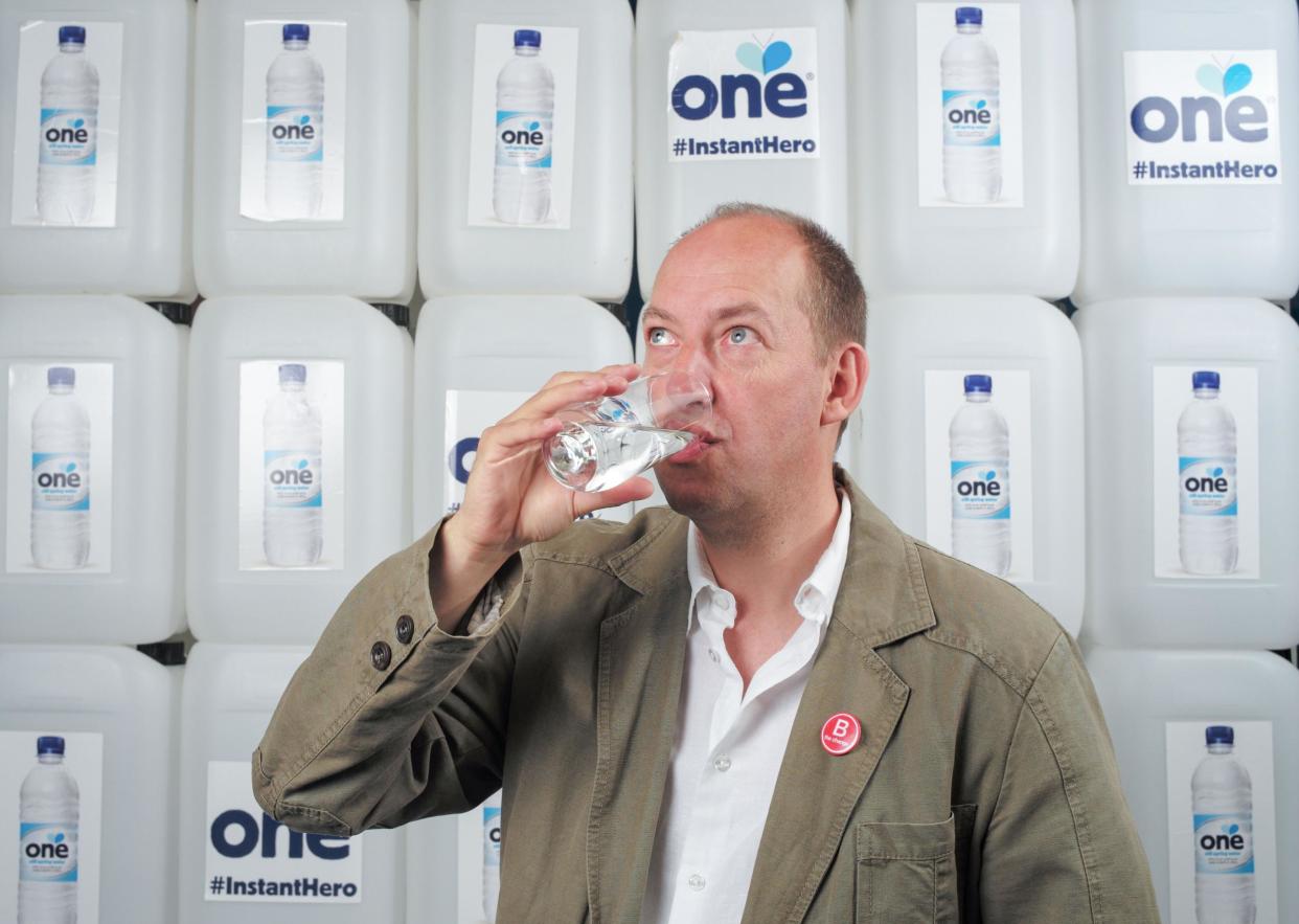 Entrepreneurs: Duncan Goose is the founder of ethical drinks company One: Matt Writtle