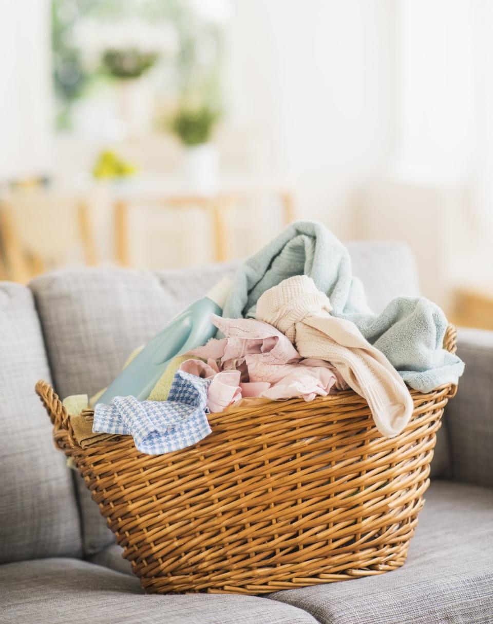 Make a "right away" laundry bin.