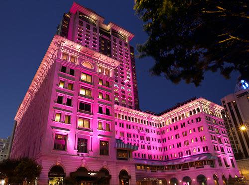 peninsula hong kong pink