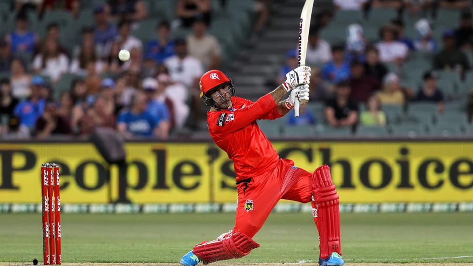 Mohammed Nabi guided the Melbourne Renegades to a much needed victory on Friday night. (Photo by Peter Mundy/Speed Media/Icon Sportswire via Getty Images)