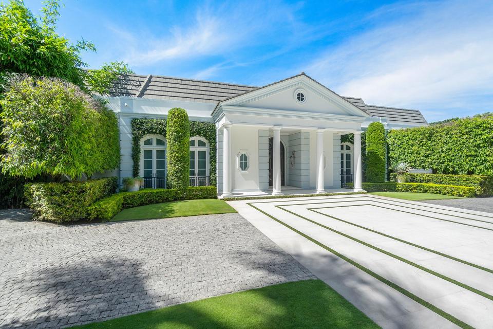 Fox News host Bret Baier in August 2023 used a trust to pay a recorded $37 million for this house at 125 Wells Road near the ocean in Palm Beach.