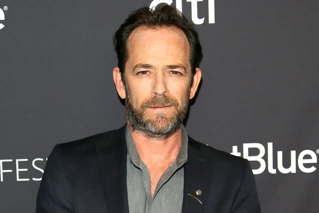 <p>JB Lacroix/WireImage</p> Luke Perry in Los Angeles, California in March 2018.