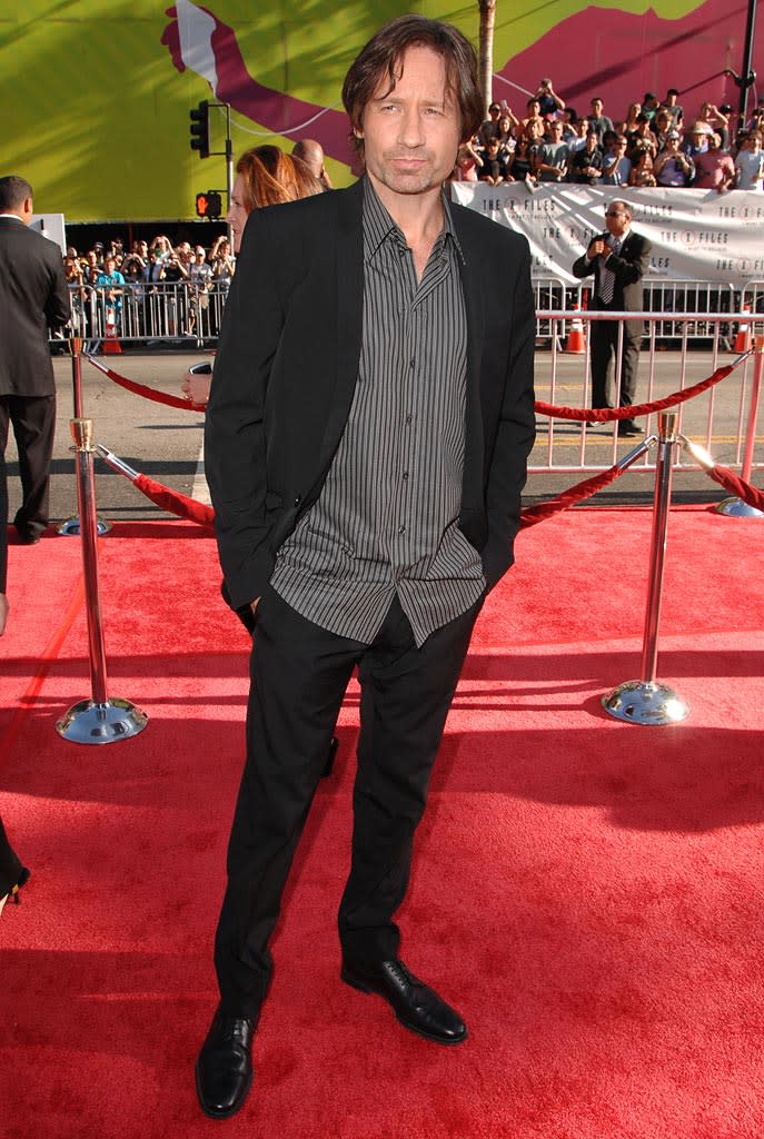 XFiles I Want to Believe Hollywood Premiere 2008 David Duchovny