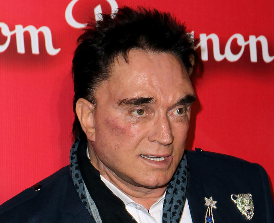 FILE - In this Feb. 18, 2012, file photo, Roy Horn, of Siegfried & Roy, arrives at the Keep Memory Alive 16th Annual "Power of Love Gala," honoring Muhammad Ali with his 70th birthday celebration in Las Vegas. Horn, one half of the longtime Las Vegas illusionist duo Siegfried & Roy, died of complications from the coronavirus, Friday, May 8, 2020. He was 75. (AP Photo/Jeff Bottari, File)