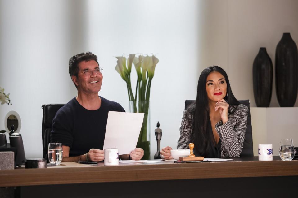 Dynamic duo: Simon and Nicole are back in the hot seats (ITV)