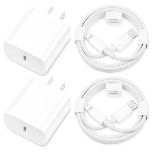 MAILESI for iPhone Charger Fast Charging,[MFi Certified] 2Pack 20W Type C Fast Charger Block wi…