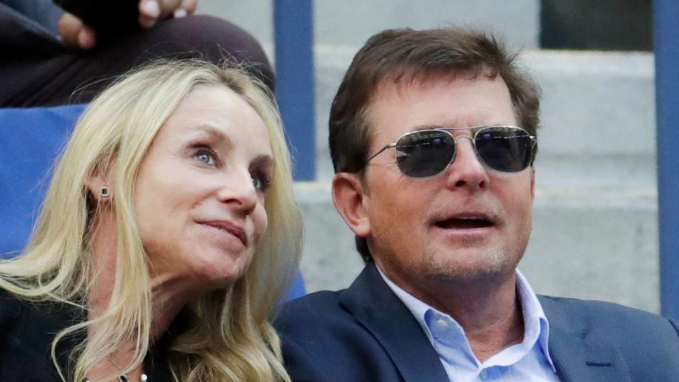 Sie verbindet eine starke Liebe: Michael J. Fox und seine Frau Tracy Pollan. Foto: Julio Cortez/AP