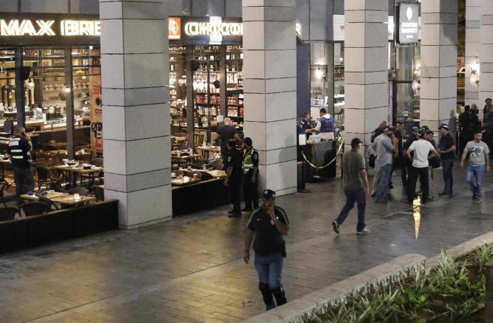 Shooting attack in central Tel Aviv