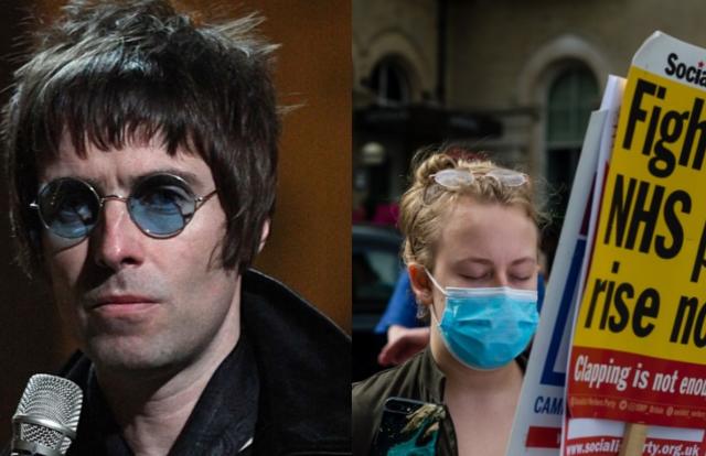 Liam Gallagher has backed nurses over a pay row with the government. (Getty)