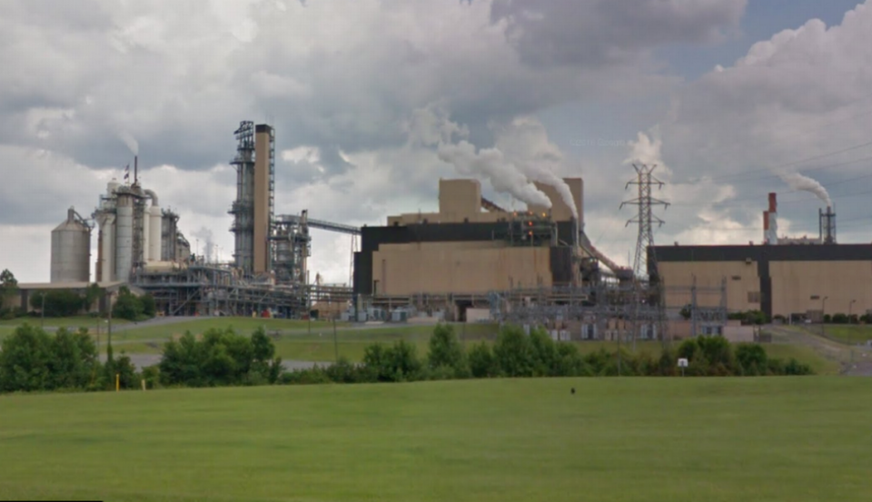 New Indy paper plant. South Carolina.