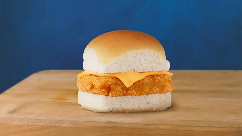 White Castle fish slider