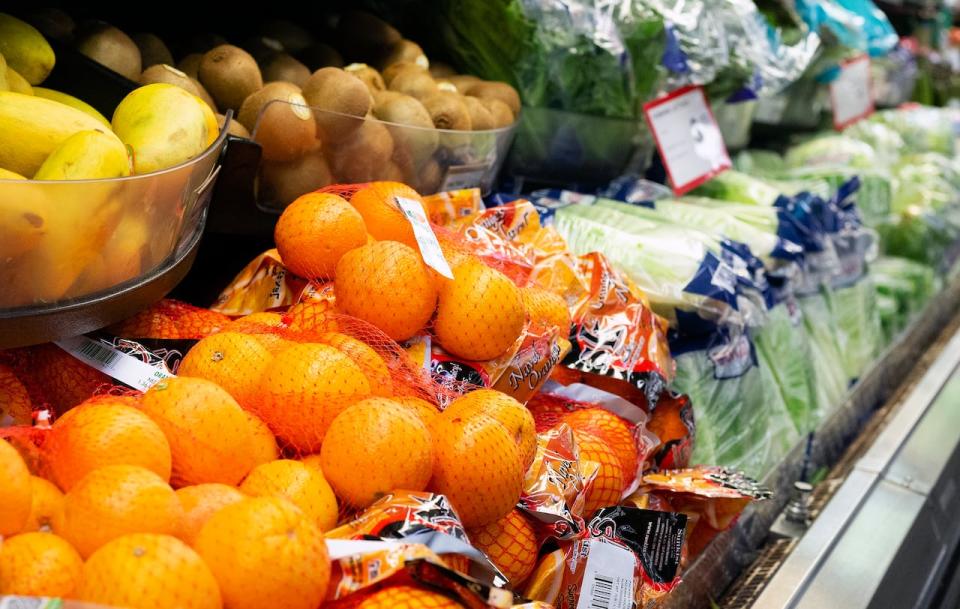 Canada's consumer price index fell to 2.7 per cent in April, down from 2.9 per cent in March, led by a decline in the growth of food prices, Statistics Canada said Tuesday. (Bryan Eneas/CBC - image credit)